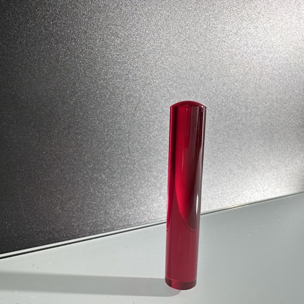 Garnet Ruby rod used in the manufacturing of laser rods or laser sticks Customizable for your freedom of choice.dia 1cm×7cm