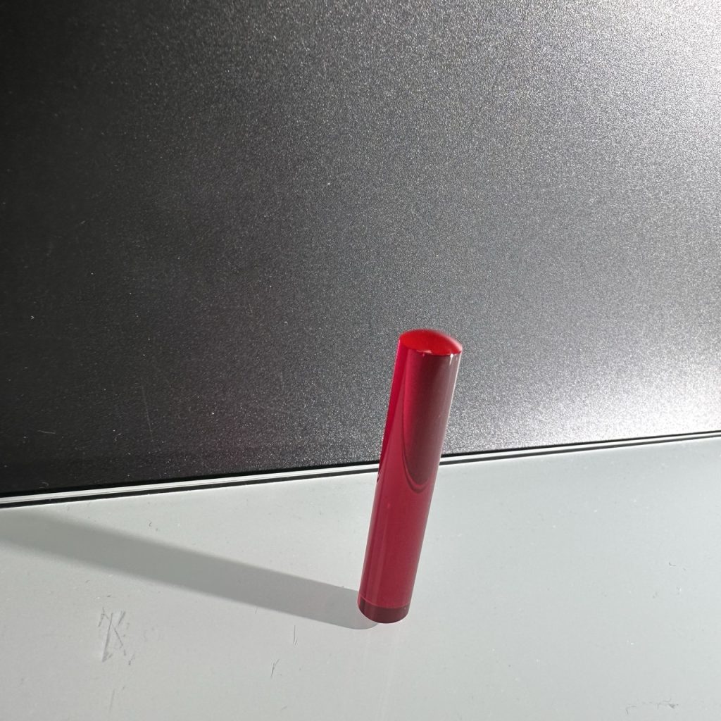 Garnet Ruby rod used in the manufacturing of laser rods or laser sticks Customizable for your freedom of choice.dia 1cm×7cm