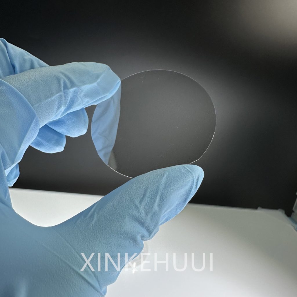 Polished 100mm SIC Epitaxial Silicon Carbide Wafer SiC Epitaxy 350um Thickness For Ingot Growth