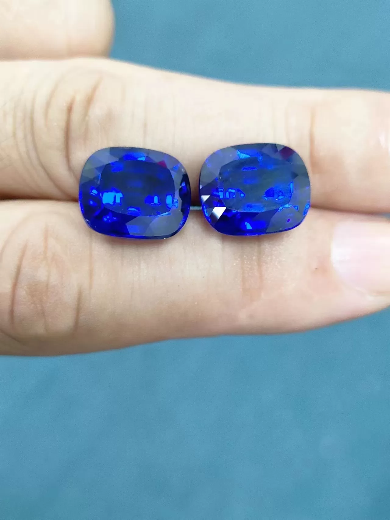 blue raw sapphire gemstone Synthetic Royal Blue Sapphire Rough luxurious 500g 1000g