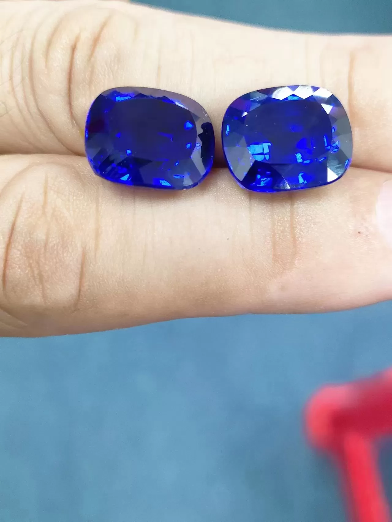 blue raw sapphire gemstone Synthetic Royal Blue Sapphire Rough luxurious 500g 1000g
