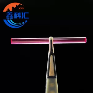 Synthetic Ruby Laser Rods (Cr:Al₂O₃) for Laser Equipment Length up to 200 mm